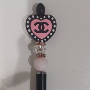 NEW Designer Stylus Touch Screen Homemade Pen & Ballpoint pen Pink Bling